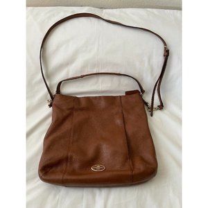 Coach Brown Leather Should Bag Purse. Certified Authentic. Free Shipping!